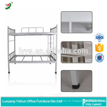 Fabricantes de marcos de cama de metal de China con escalera de literas